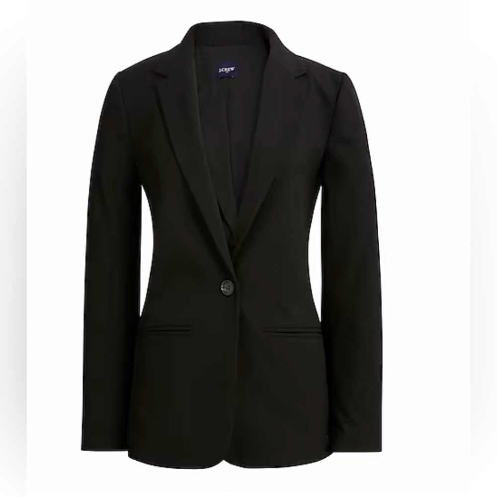J. Crew, One Button Oversized Blazer, Black, size 8, Brand New with tags